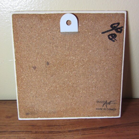 cermaic tile trivet inuit art canada by sue coleman (W4142) - Picture 5 of 6